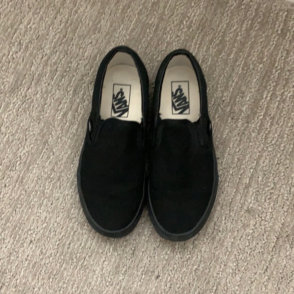 Black Vans Womens 6 / Men’s 4.5